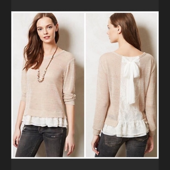 Anthropologie Sweaters - Anthropolgie Clu + Willoughby Valentina Sweater